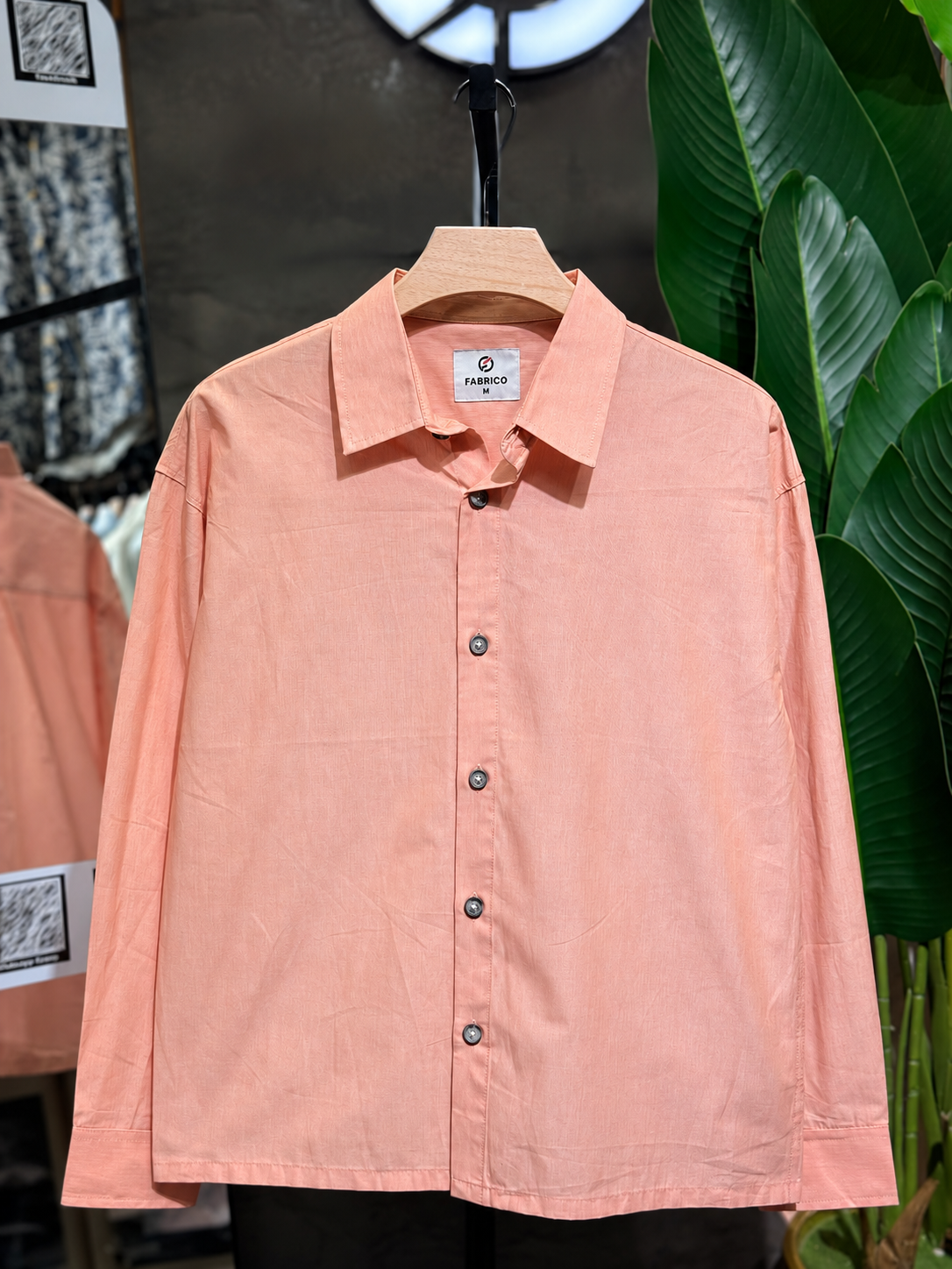 Premium Boxy Shirt β Dusty Peach