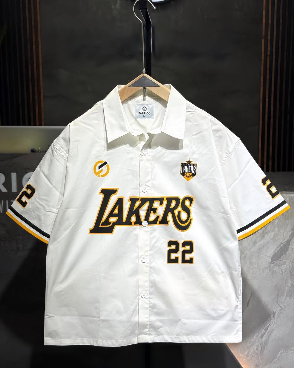 Premium Boxy Half Sleeve Shirt β White