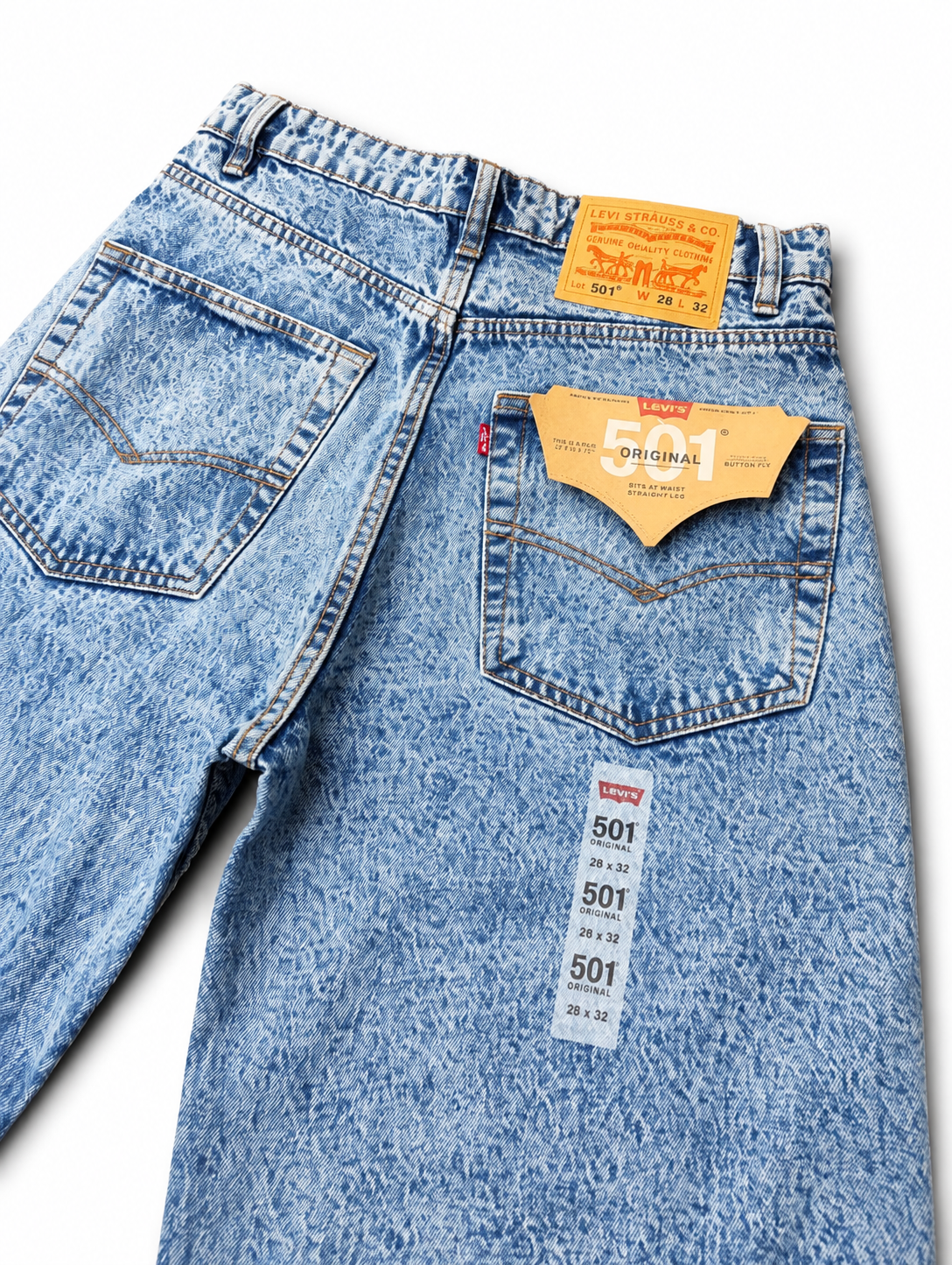 Mid Blue Semi baggy Denim