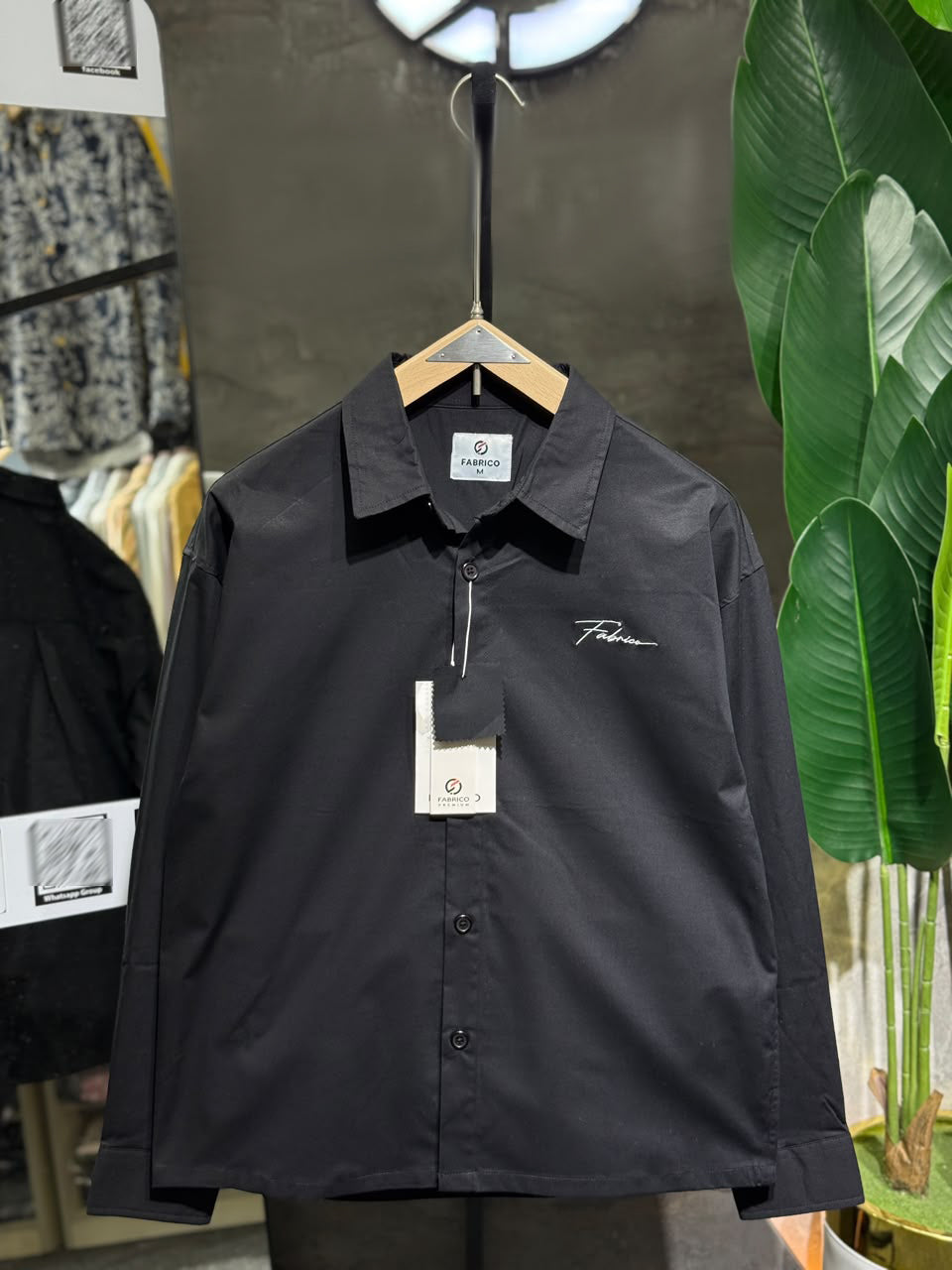 Premium Boxy Shirt – Classic Black